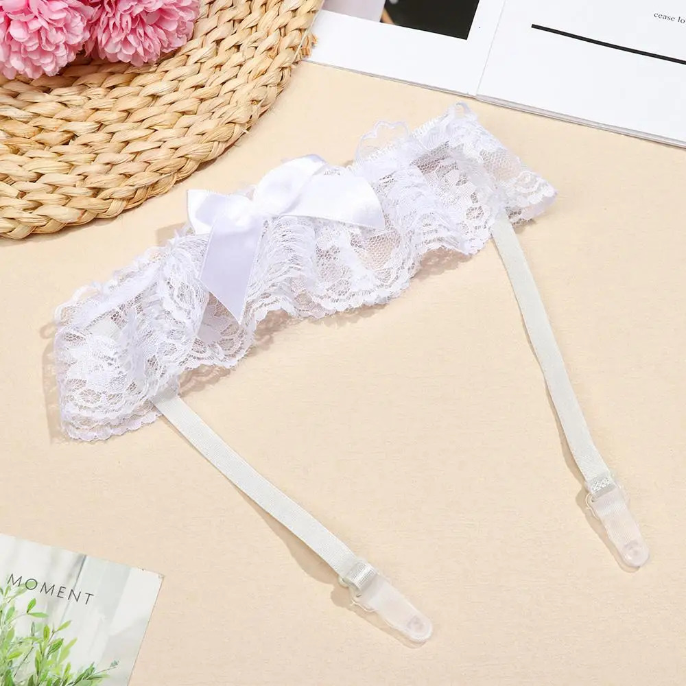 Fashion Sexy Garter Elastic Bowknot Lace Thigh Ring Wedding Bridal Leg Garter Cosplay Party Accessories Apparel Accessories 250227