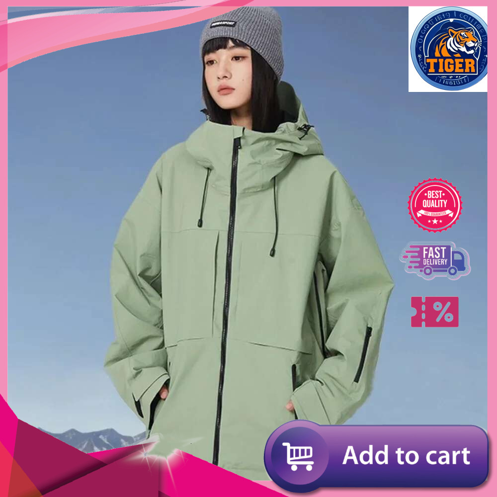 Ddmyoutdoor Winter Couple Jackets New Woman Snowboard Sport Tops Man Warm Skiing Coats Pro L Waterproof Windproof Snow Clothes Jogging Suit