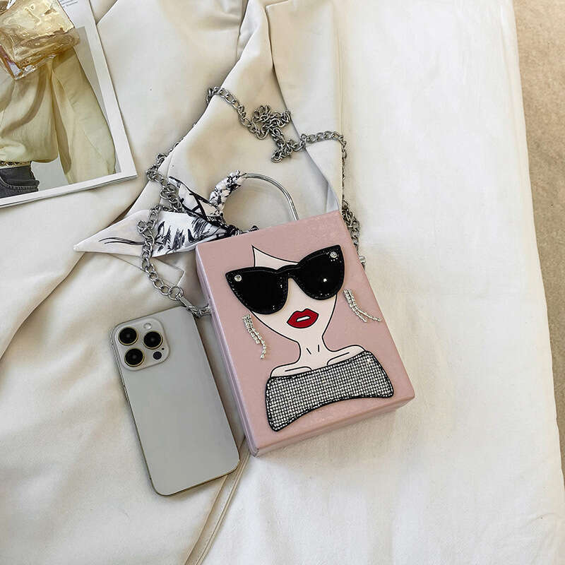 Bags bag for women, 23 styles, super popular box bags, niche glasses, beautiful women's hand-held shoulder crossbody bag, 2024 new casual versati