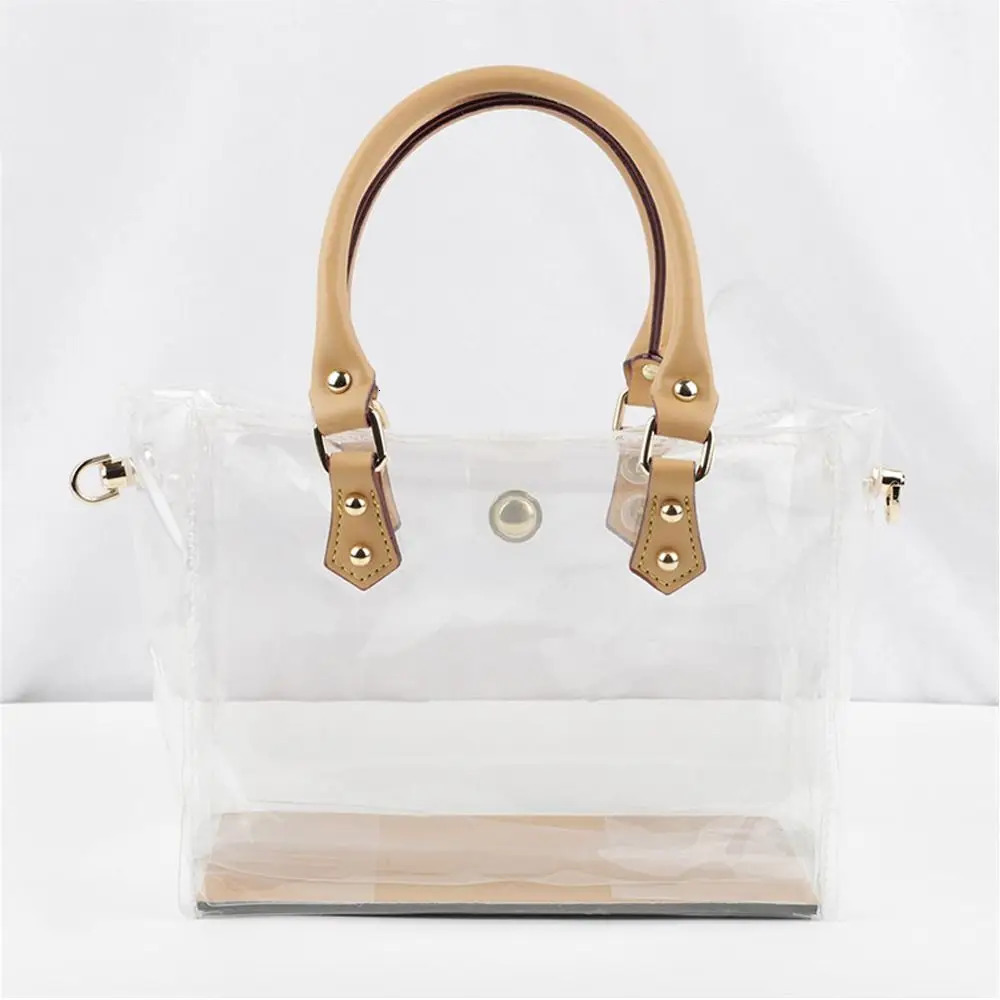 Fashion PVC Clear Tote Bag Large Capacity Handbag Making Kit DIY Handmade Shoulder Bag Gift Bag Woman Travel Accessories 250221