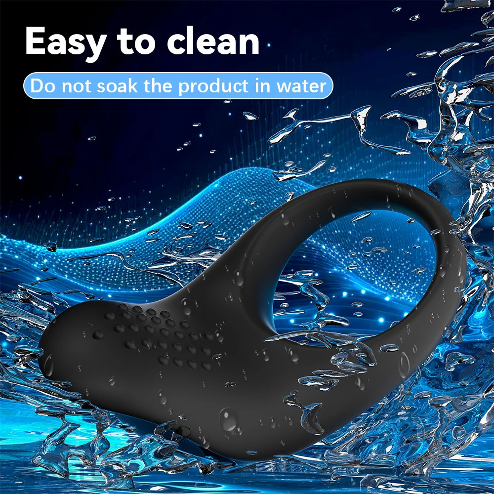 APP Control Vibrator Cock Ring for Men Delay Ejaculation Penis Ring Sex Toys Lock Penisring Cockring Adult Male Sex Supplies 250227