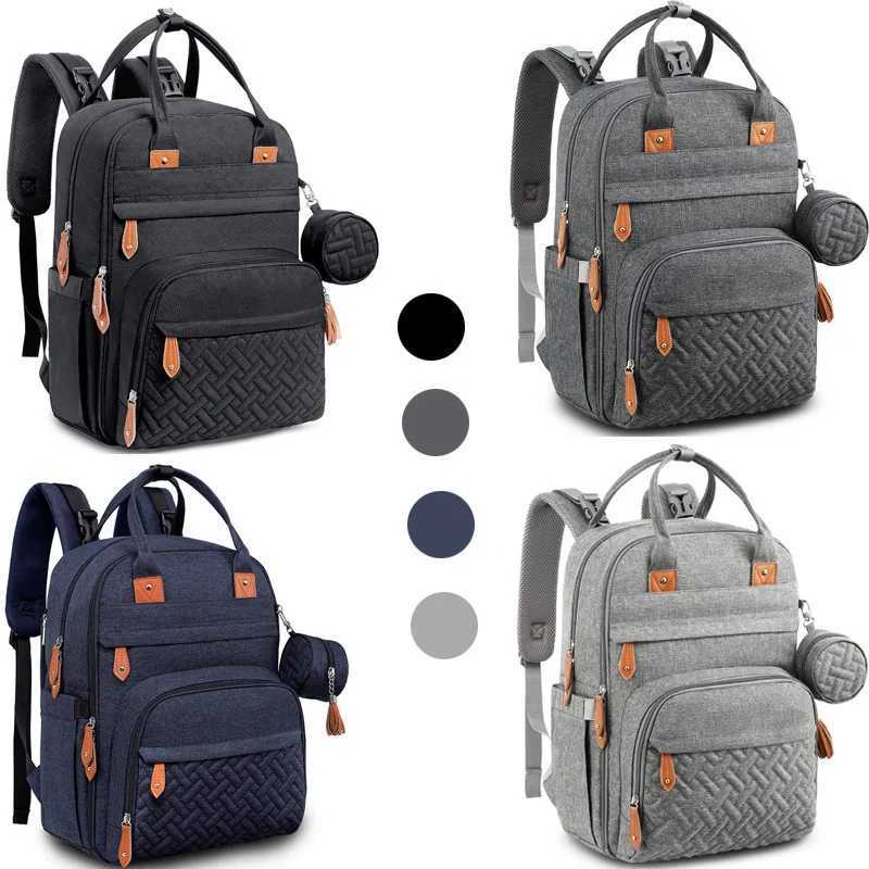 Diaper Bags Diaper Bag Backpack Large Baby Nappy Changing Bags Multifunction Waterproof Travel Back Pack Organizer Maternity Bag Y250227VZMY