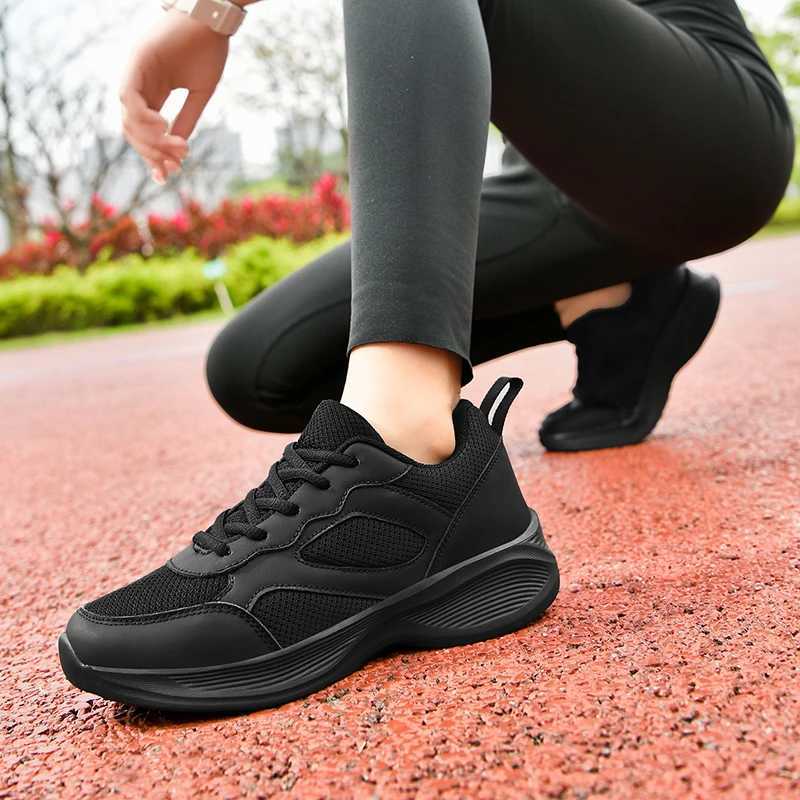 Sports shoes with mesh surface for comfort breathability and a soft sole for lightweight and non slip casual running shoes Z250227
