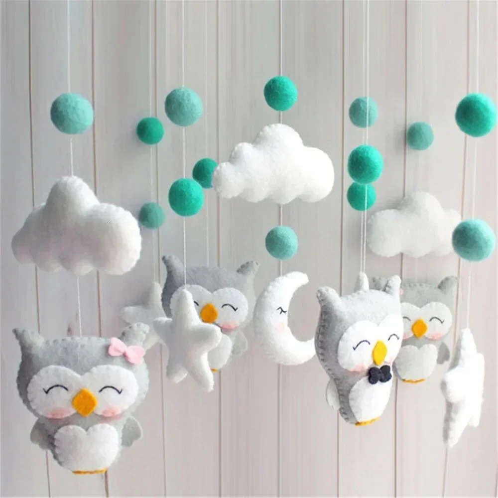 born Girl Boy Hanging Toys Baby Crib Mobile Bed Bell Rattle Holder 0-12 Months 360° Rotary Carousel BracketMusic 250227