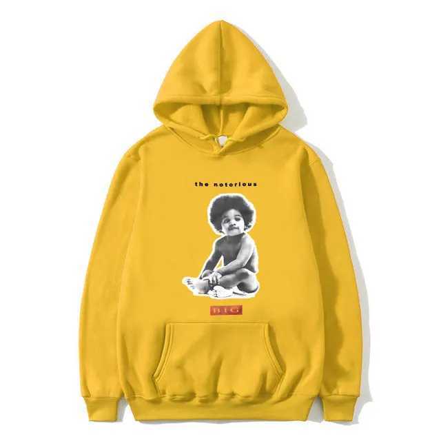 Rapper BIG Poppa Graphic Hoodie Mens Rap Oversized Sweatshirt Biggie Smalls Hoodies Men Women Hip Hop Sportswear X250227 L251018R04X