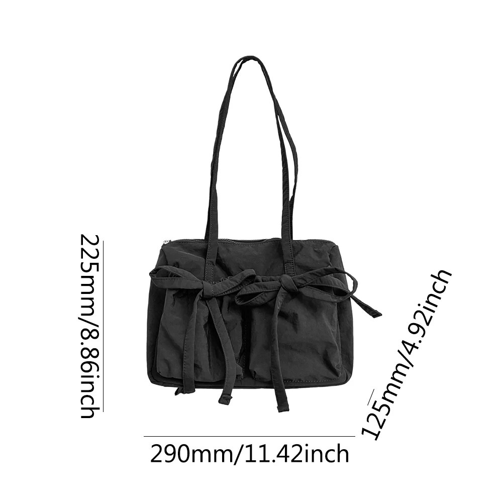 Ship from US Women Cute Shoulder Bag Zipper Closure Fashion Purse Solid Color Travel Tote Handbag Girls Outdoor Daily Shopping 250227FBB