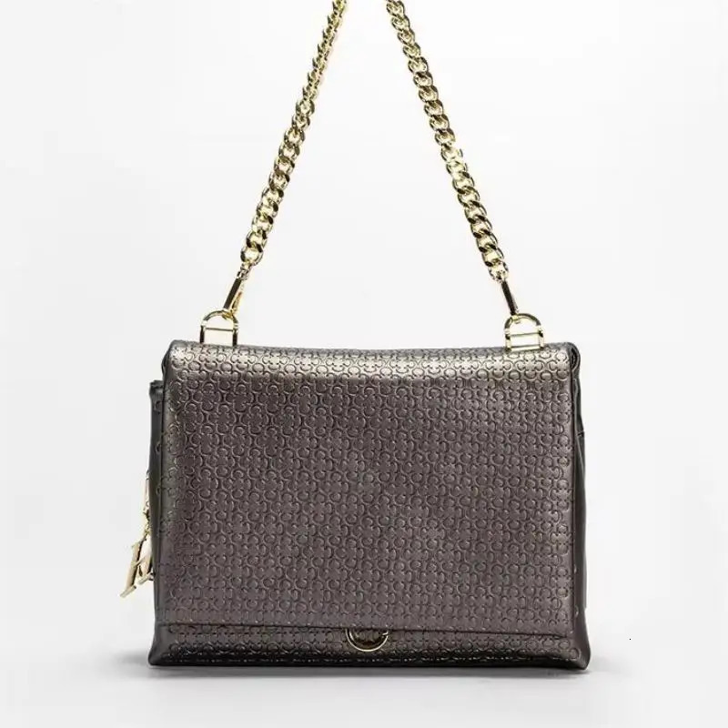 Ship from US CH Womens Classic Printed Shoulder Bag Fashion Simple Large Capacity Basic Bags High Qualit Elegant Retro Style 250227FBB