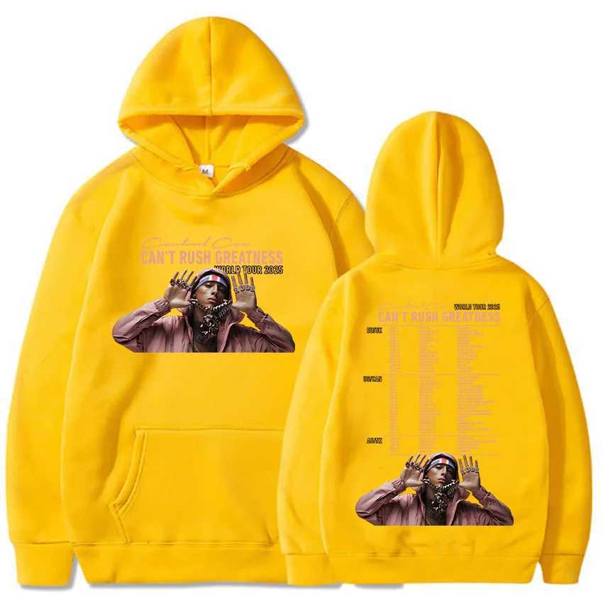 CANT RUSH GREATNESS World Tour 2025 Hoodies Central C Singer Printing Sweatshirts Moletom Men Women Clothing Graphic Hoodie X2502271 L251018UDL6