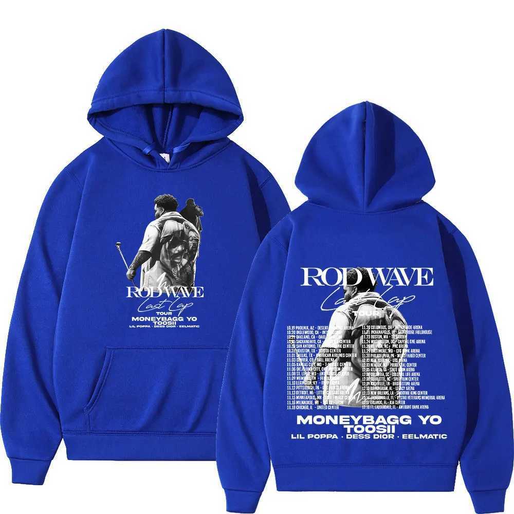 Rap singer Rod Wave Last Lap Tour Merch Hoodie mens hip-hop retro Pullover sweatshirt fashion casual super large hoodie X250227
