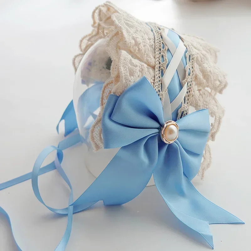 Elegant Children Princess Lolita Girls Toddler Party Bow Headband Infant Clips Cute Hairband Baby Spanish Hair Accessories Eid 250227