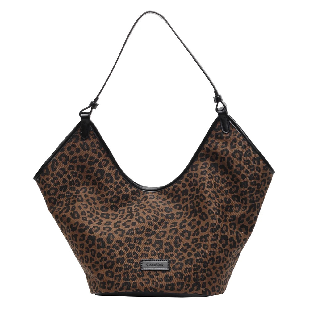 Ship from US Womens suede shoulder bag leopard print handbag with inner pocket underarm and work shopping travel homeless 250227FBB