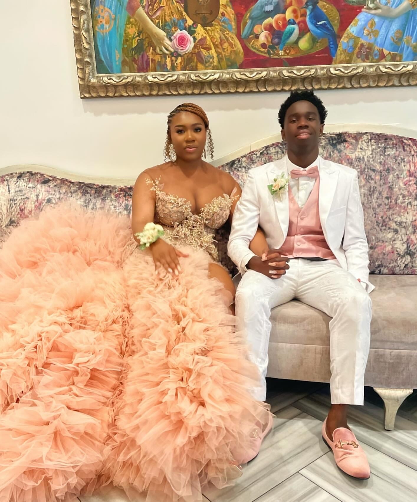 Ebi Aso Mermaid Pink Prom Dresses Illusion Lace Beaded Rals Evening Formal Party Second Birthday Engagement Gowns Plus Size Dress For Special