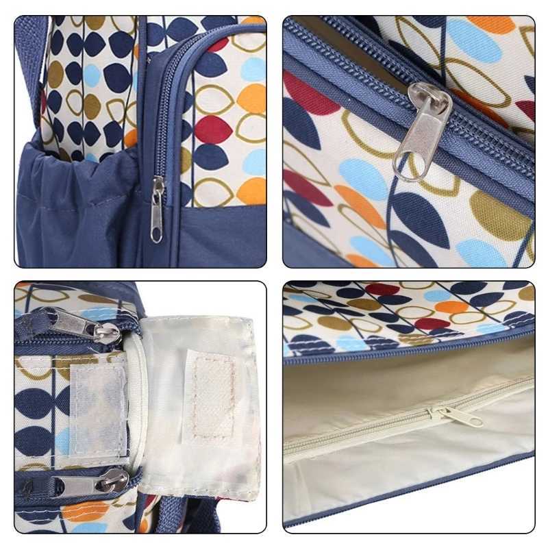 Diaper Bags A set of 5-piece mothers bag beautifully designed and easy to carry used for hospital delivery trips using baby diaper containers Y2502275