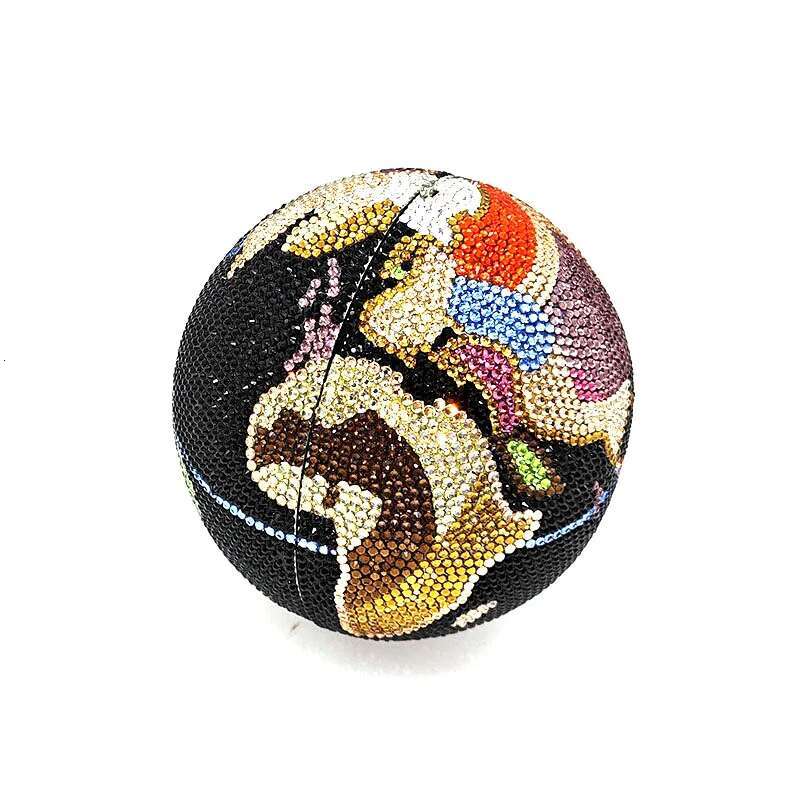 NEWEST women evening party designer full crystal clutches Rhie purses bag