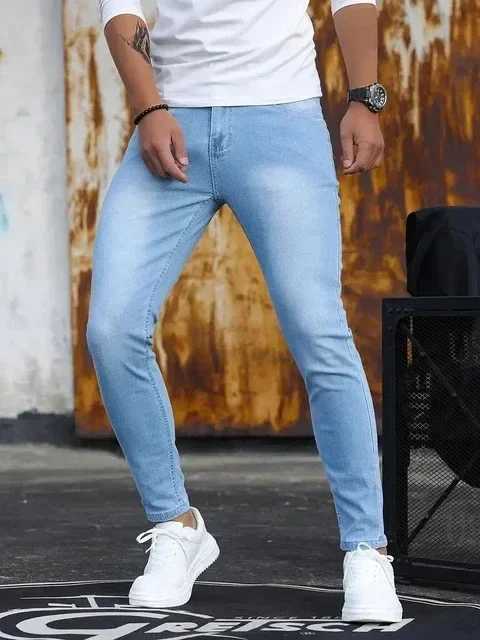 2025 New Mens Slim Fit Classic Skinny Jeans Casual Street Style Comfortable Casual Mens Skinny Jeans Male Slim Fit Pencil Denim X250227