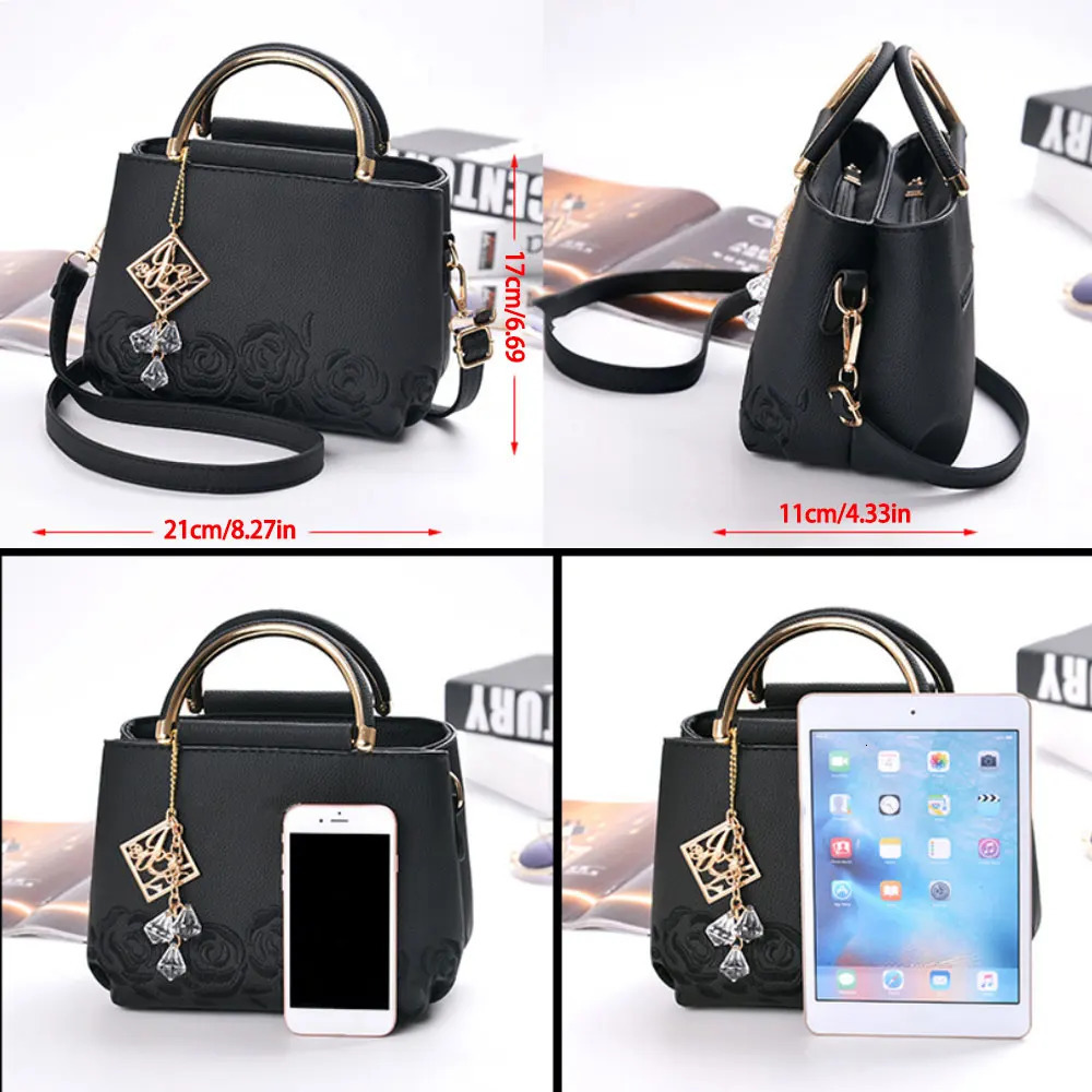 Ship from US Women Handbag Shoulder Messenger Bucket Bag Casual Tote Stylish Ladies Large Capacity PU Crossbody 250227FBB