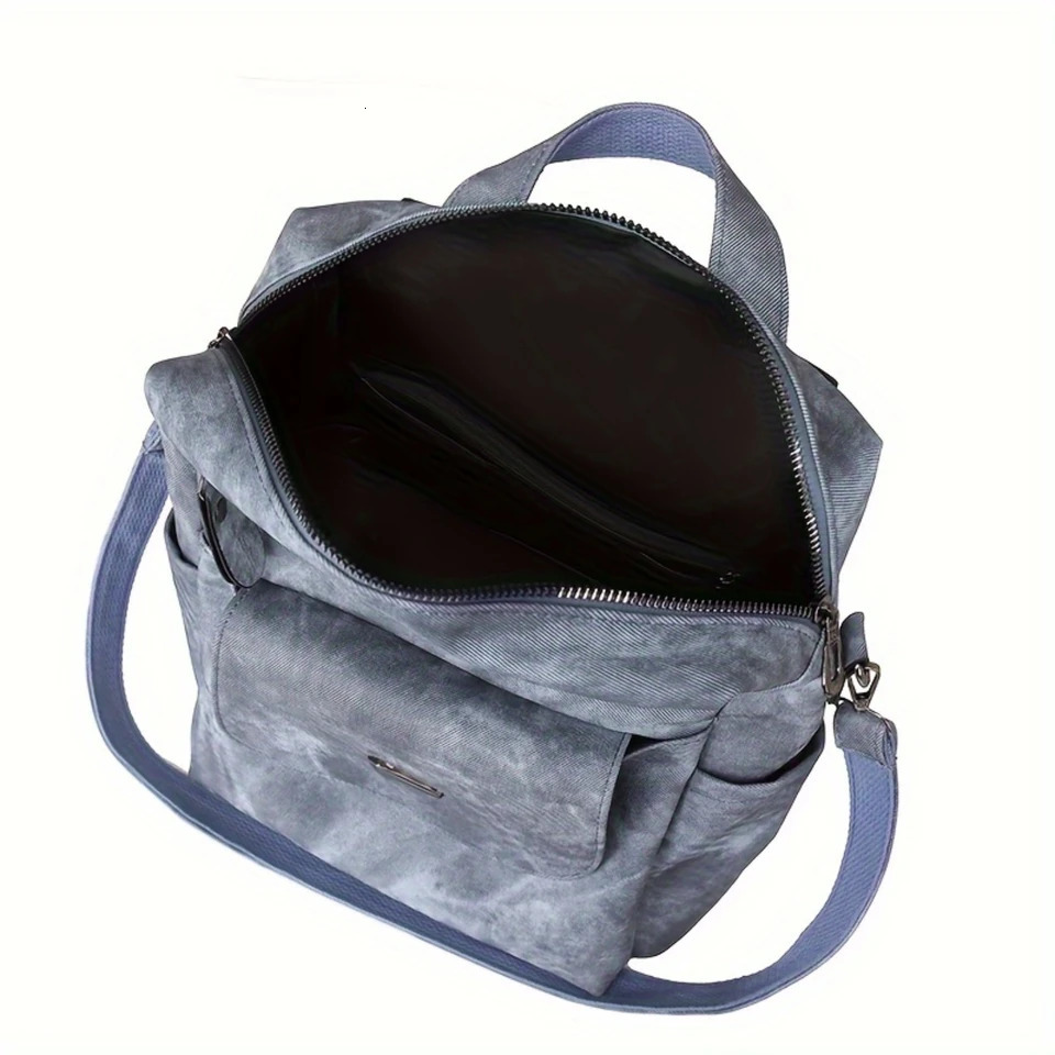Ship from US Retro Backpack Purse Multifunctional Twoway Shoulder Bag Women Fashion School Daypack For Travel Work 250227FBB