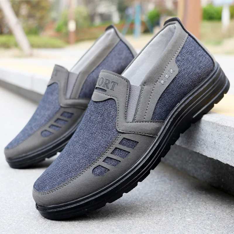 Mens Casual Sports Shoes Fashionable Old Beijing Cloth Shoes Wear Resistant Lightweight Slip on Casual Sports Shoes Z250227