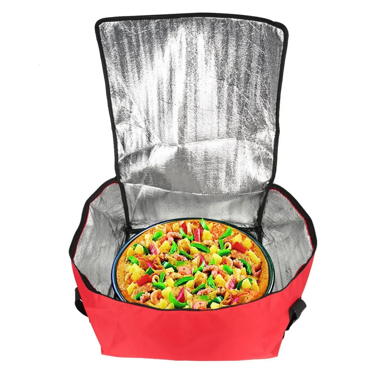 Ship from US Large Capacity Insulated Food Delivery Bag Portable Picnic Lunch Box Foldable Ice Pack Thermal 250227FBB