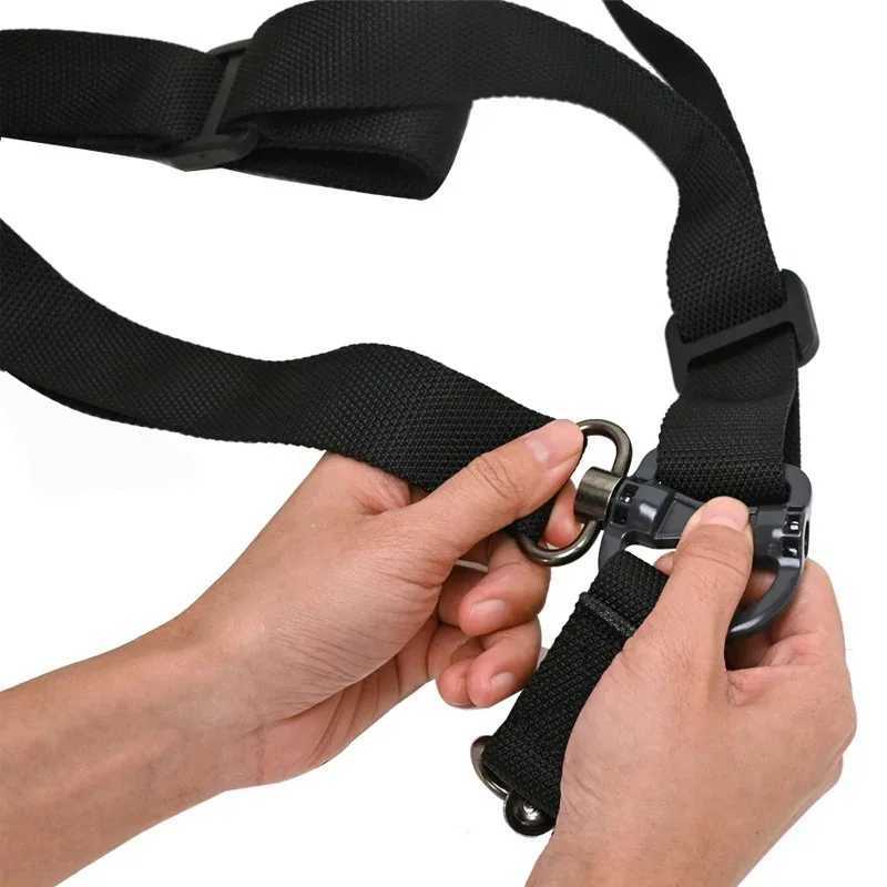 Adjusteab MS4 Rif sling gun QD metal strap switch tactical nylon 2-point weapon multi mission Rear Airsoft hunting Acc W250227