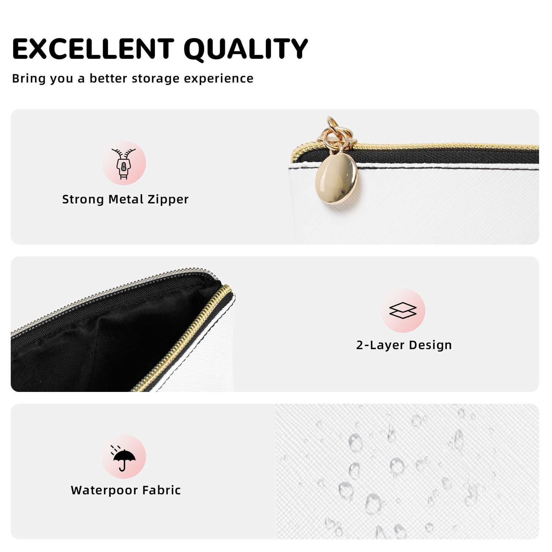 NXY Luxury Leather Travel Toiletry Bag High Quality Makeup Bag Designer Cosmetic Bags Clutch Women Pouch Wash Bags 250227