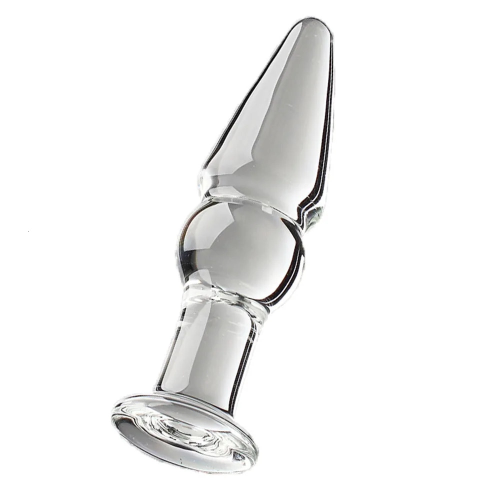 8types Sensual Glass Anal Beads for Women Fancy Butt Squirt Tails Export Anus Experience Fantasy Enthusiasts Sex Toys Lesbian 250227