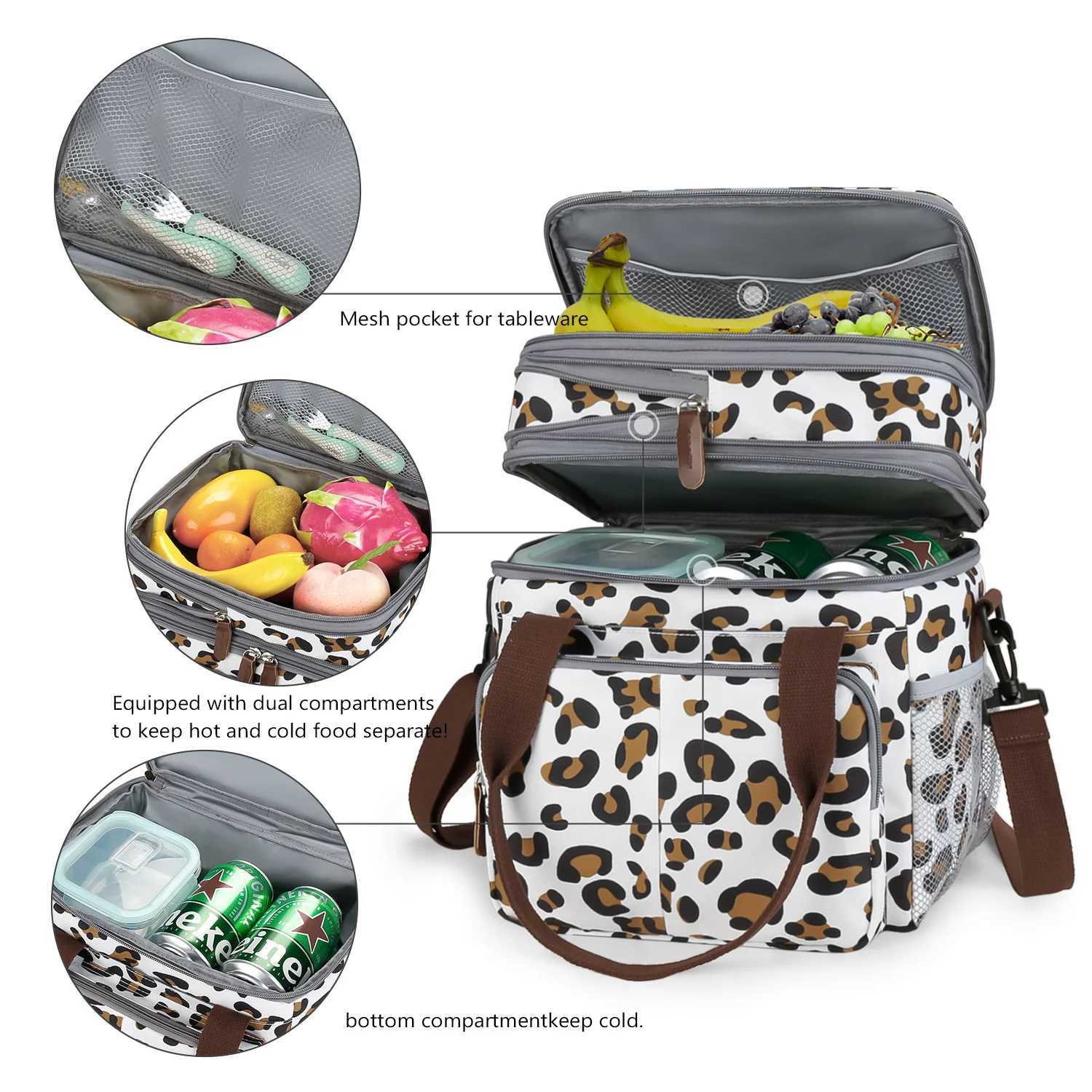 Diaper Bags Expandable Insulated Diaper Bag Lunch Bag for Women Men Reusable Diaper Bag with Adjustable Shoulder Strap Y250227LTTY
