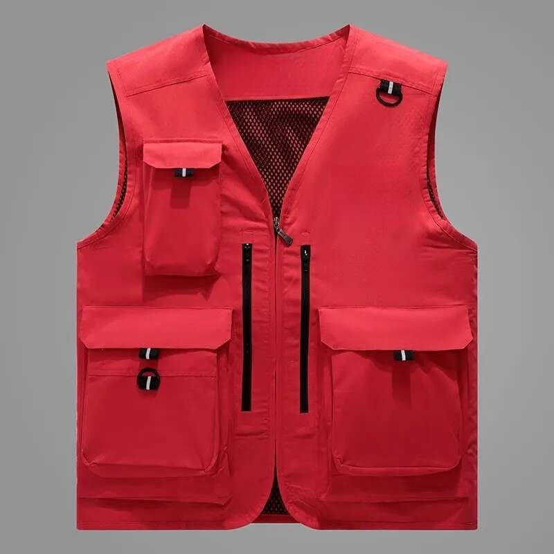 Fashion Vest With Multiple Pockets For Men And Women - Stylish Outdoor Camping Sleeveless Jacket