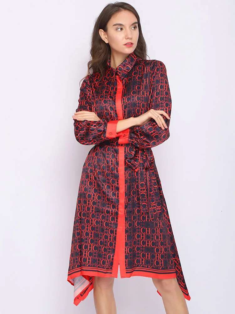 VKBN Summer Dress Woman 2025 Irregular Red Evening Empire Long Sleeve Party Elegant Dresses For Female High Quality