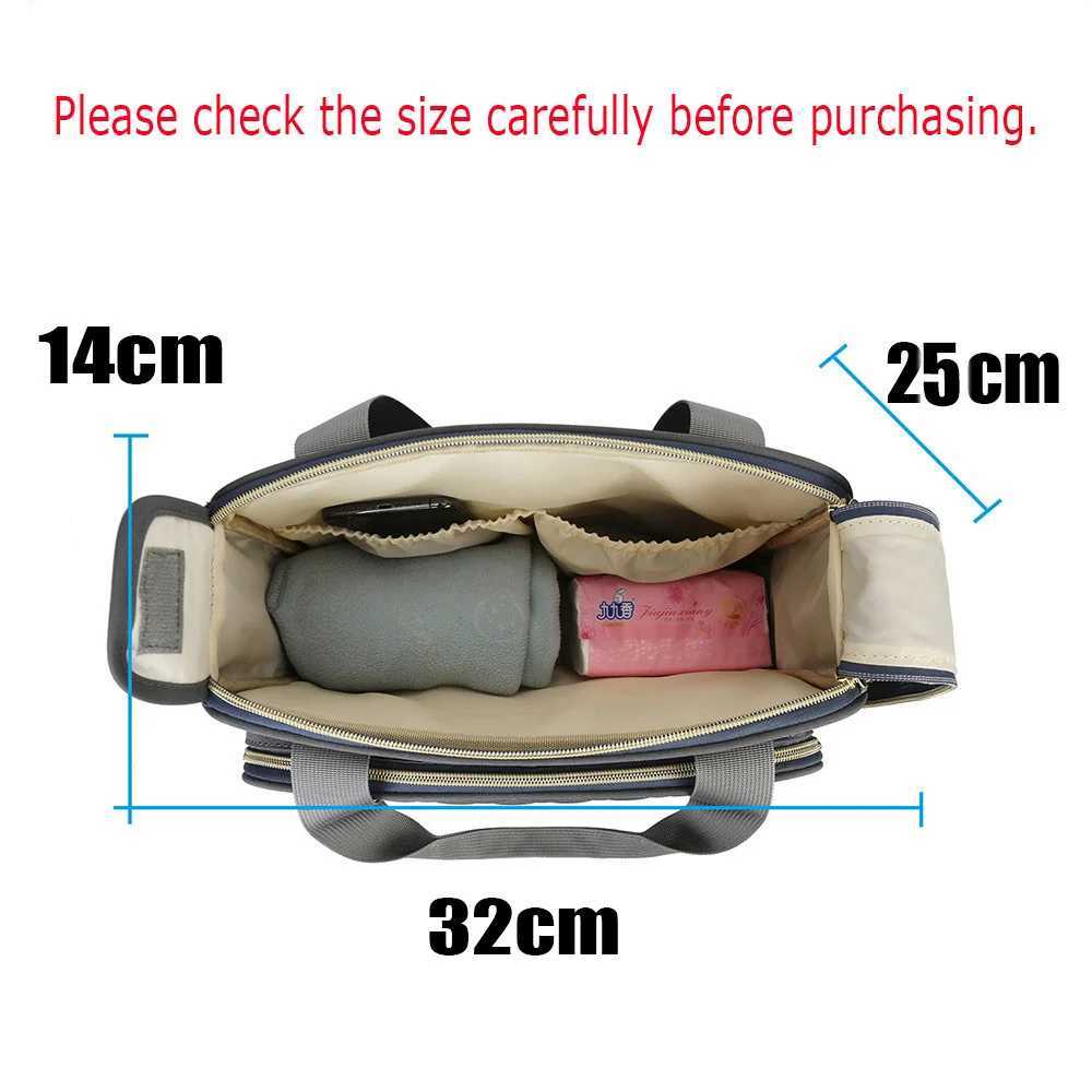 Diaper Bags New Style Waterproof Diaper Bag Large Capacity Messenger Travel Bag Multifunctional Maternity Mother Baby Stroller Nappy Bags Y250227YA1I