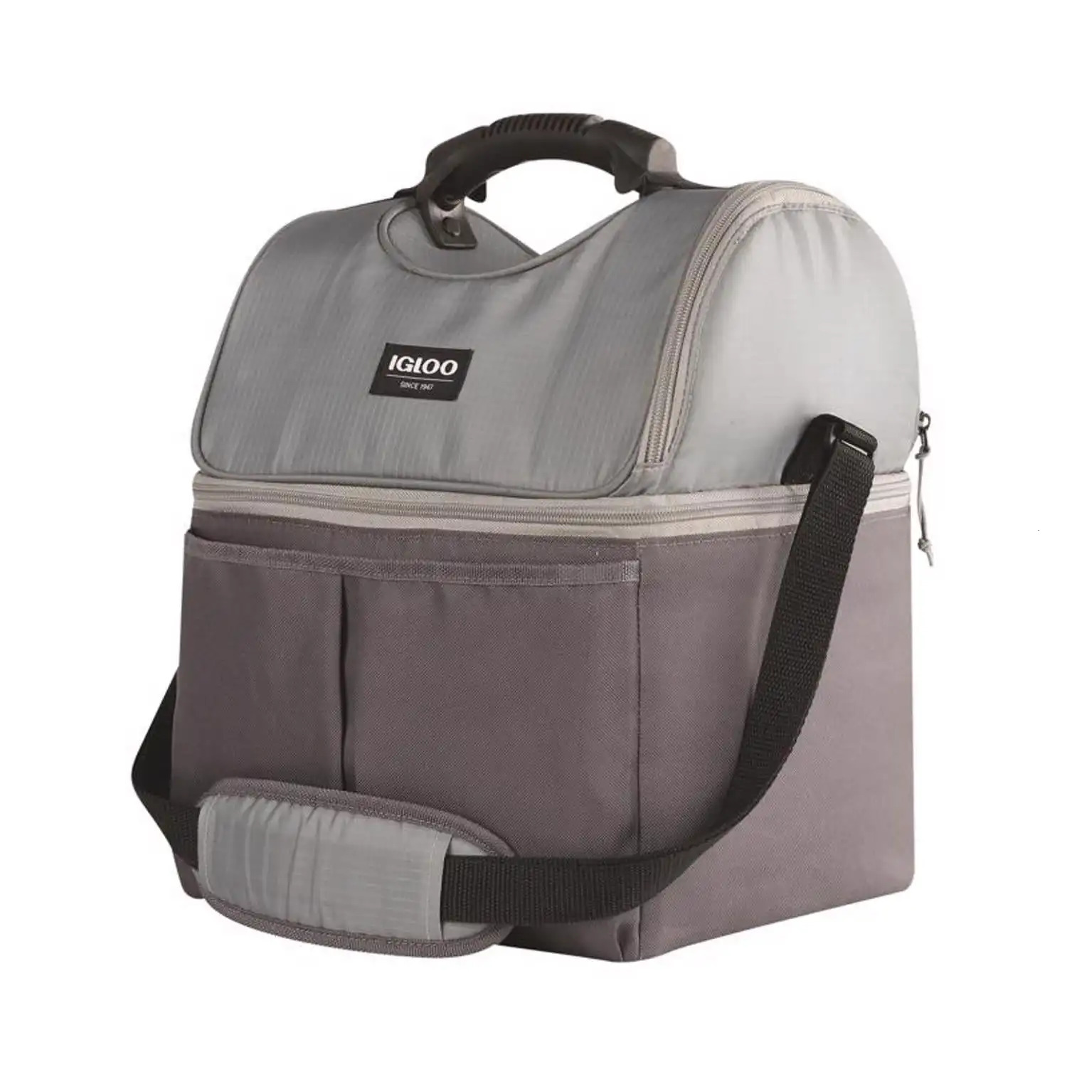 Ship from US Igloo Gripper Gray 22 cans Lunch Bag Cooler 250227FBB