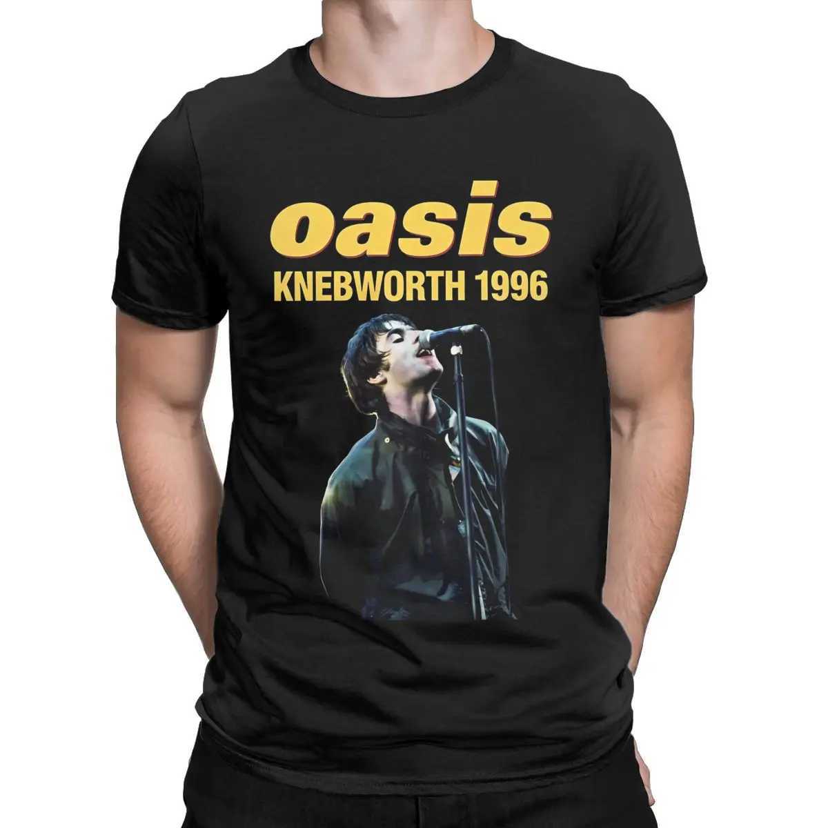 Mens T-Shirt Rock 90s Band Leisure Pure Cotton Ts Short Slve British MUsic Albums T Shirt Crewneck Clothes Adult X250227