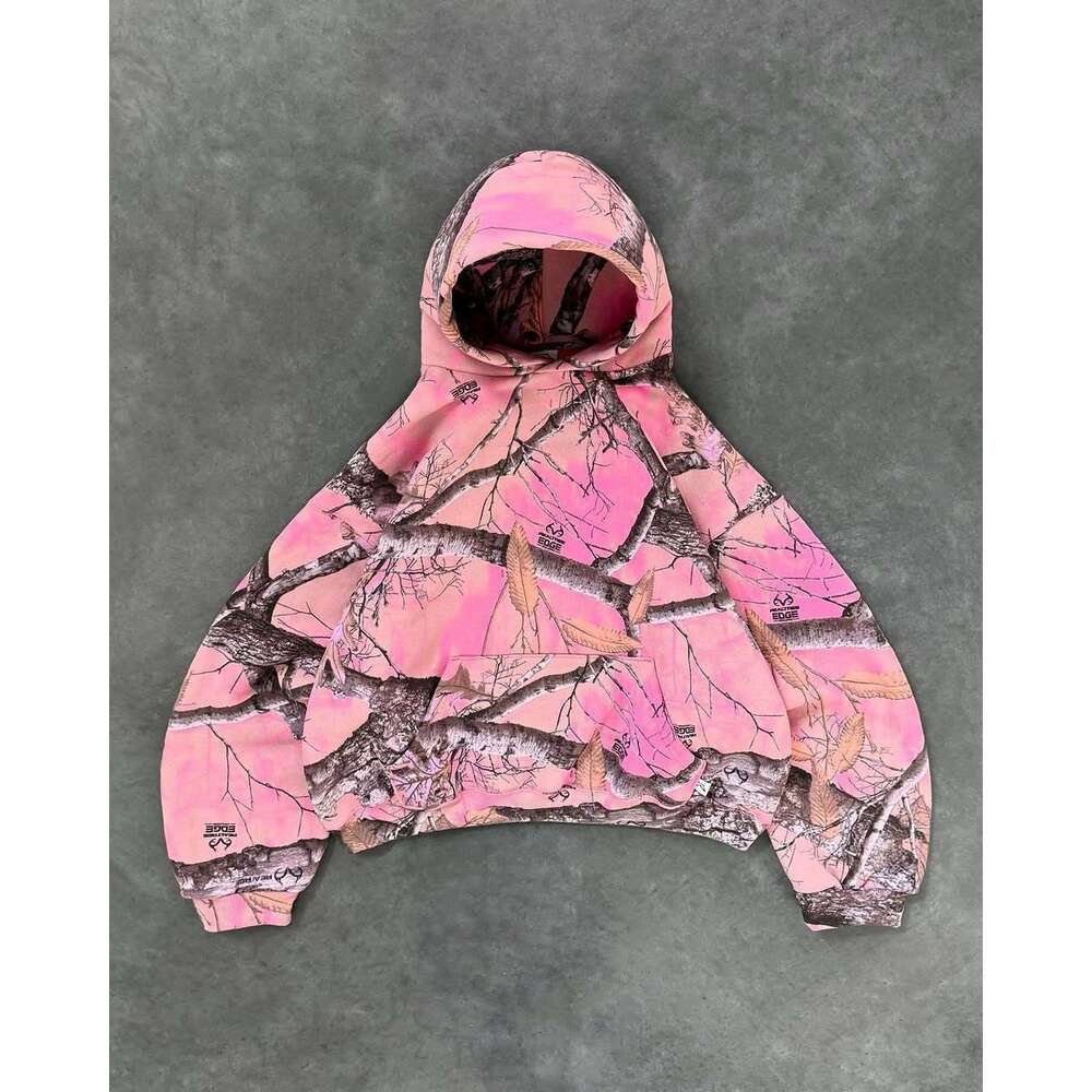 Y2k digital printed hooded for couples, Harajuku style hip-hop zipper pullover sweatshirt gift for man