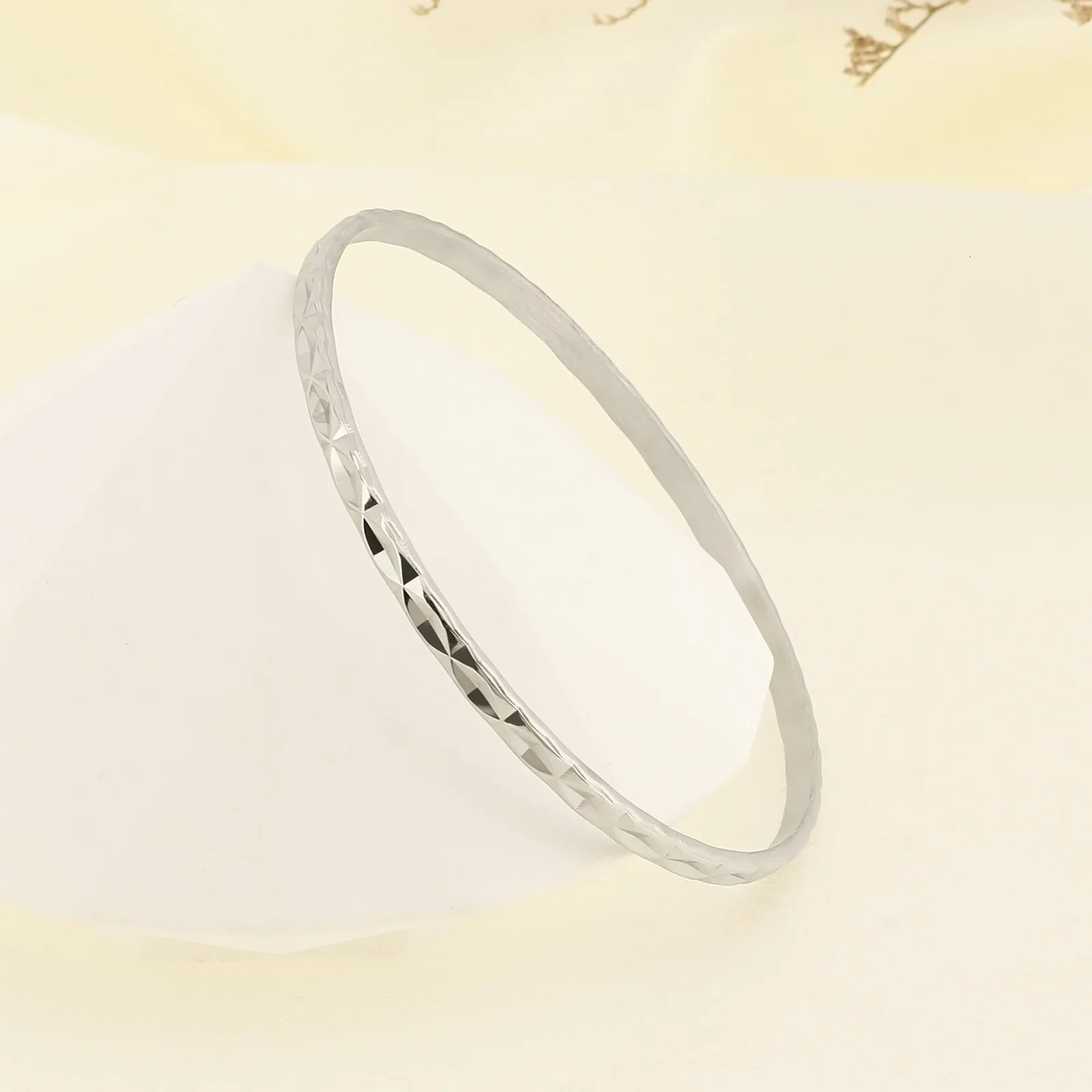 Kalen 1pcs 7pcs Minimalist Water Wave Pattern Bracelet Stainless Steel Womens Fashion Jewelry Gold Silver Rose Gold Color 250227