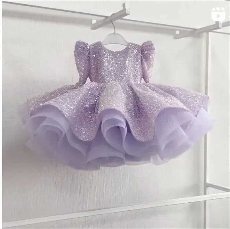 Girl's Dresses New High-End Western-Style Week Grabbing Birthday One Year Old Banquet Princess Dress 2024 Summer Y2502275SQL