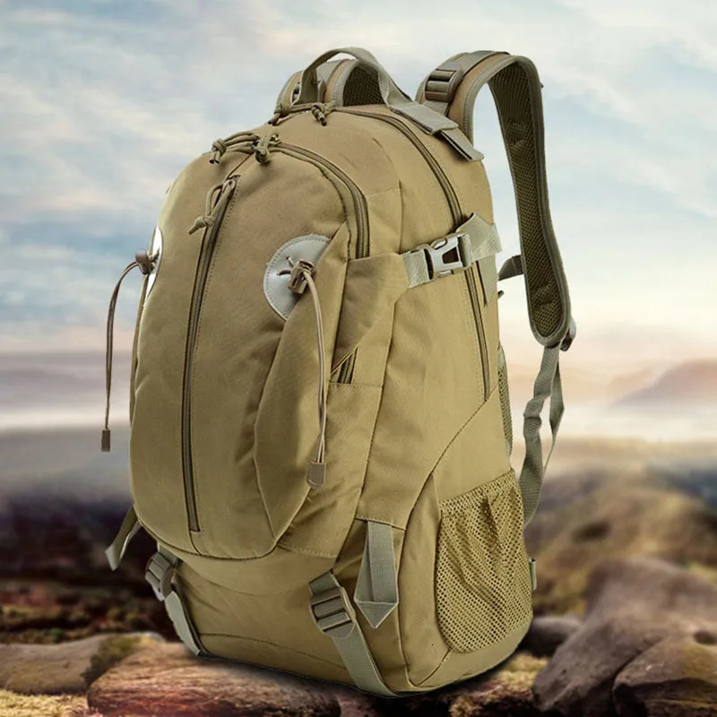 Ship from US Outdoor Camouflage Backpacks Mens Oxford Large Capacity Sports Cloth Waterproof Bag Tactical Backpack 250227FBB