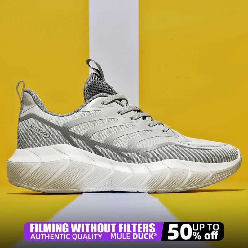 Specialty Carbon Plate Sports Running Shoes Marathon Air Cushion Men Breathable Lightweight Women Comfortable Nonskid Sneakers Z250227