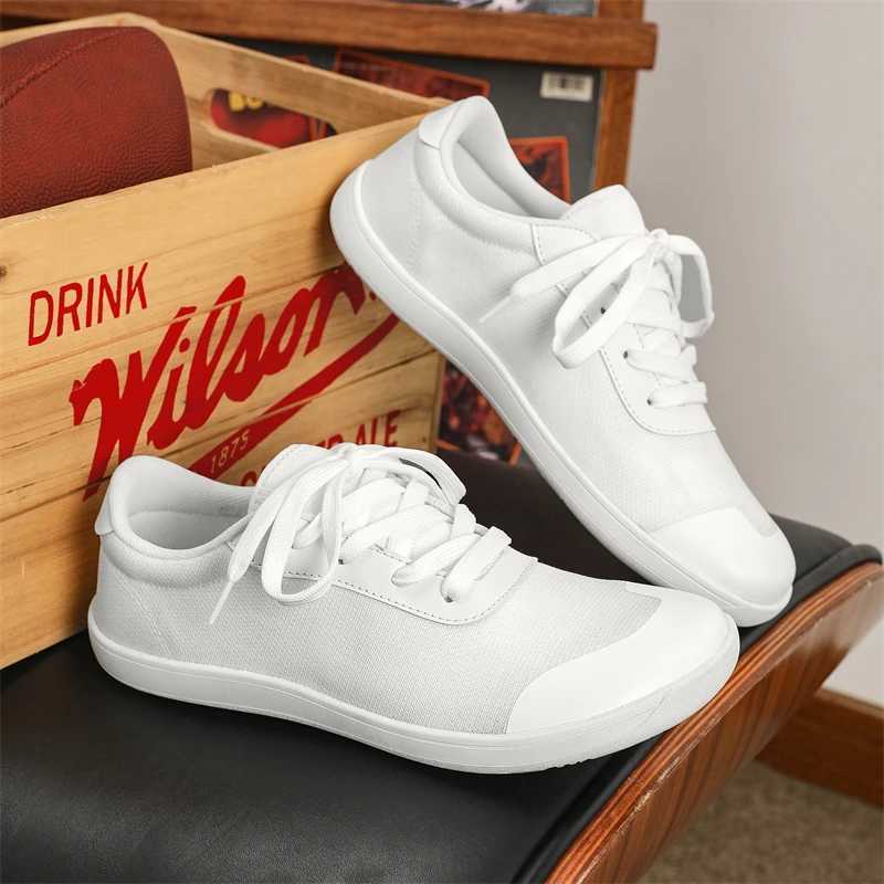 PUAMSS Mens Wide Minimalist Barefoot Shoes Walking Sneakers for Men Zero Drop Sole Z250227