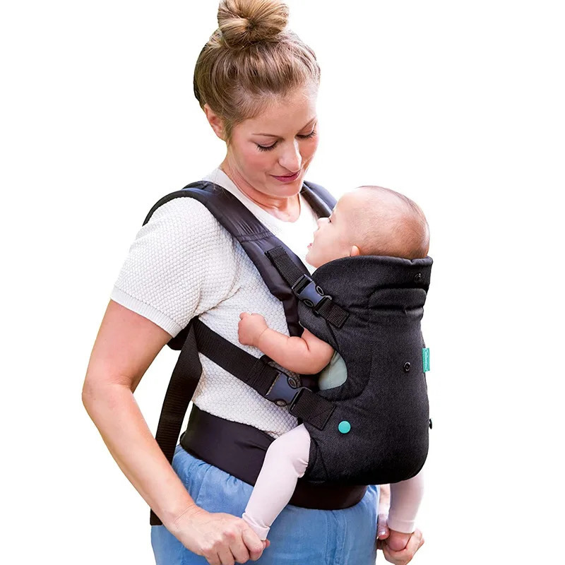 Four-in-one Baby Shoulder Strap with Baby Shoulders Infant Baby All Positions Sling Wrap Cool Air Mesh Cotton Backpack 250227