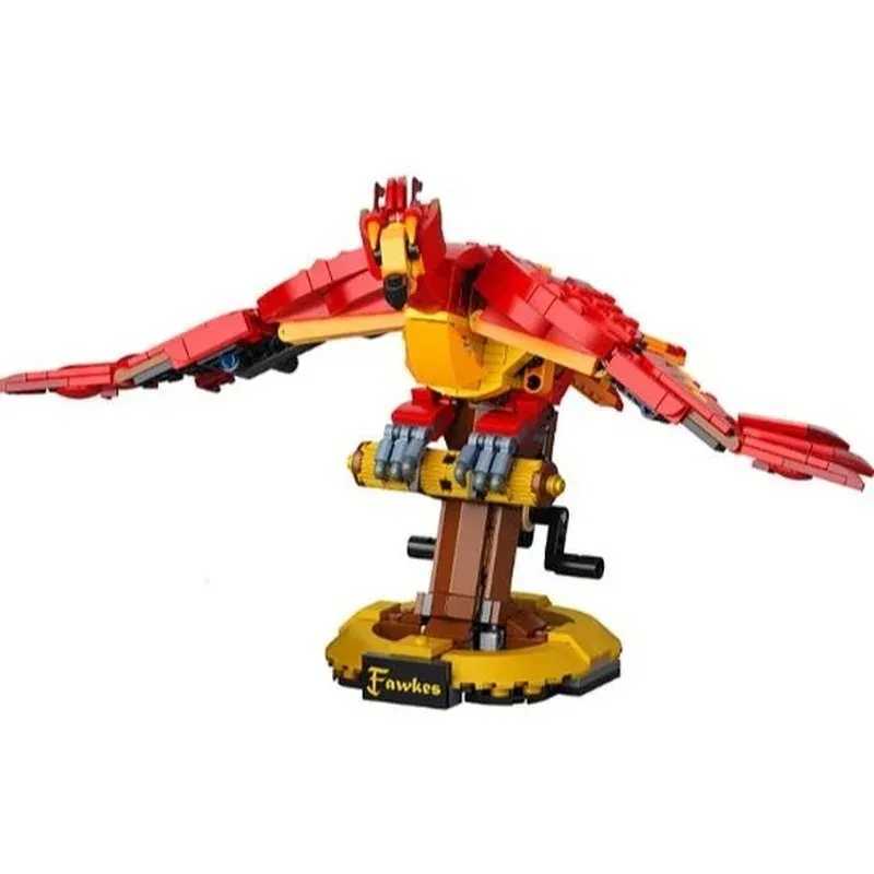 NEW 597pcs Magic Movie Cpatible 76394 Game Phoenix Model is Educational Children Toys for Adts Christmas Birthday Gifts Y250227