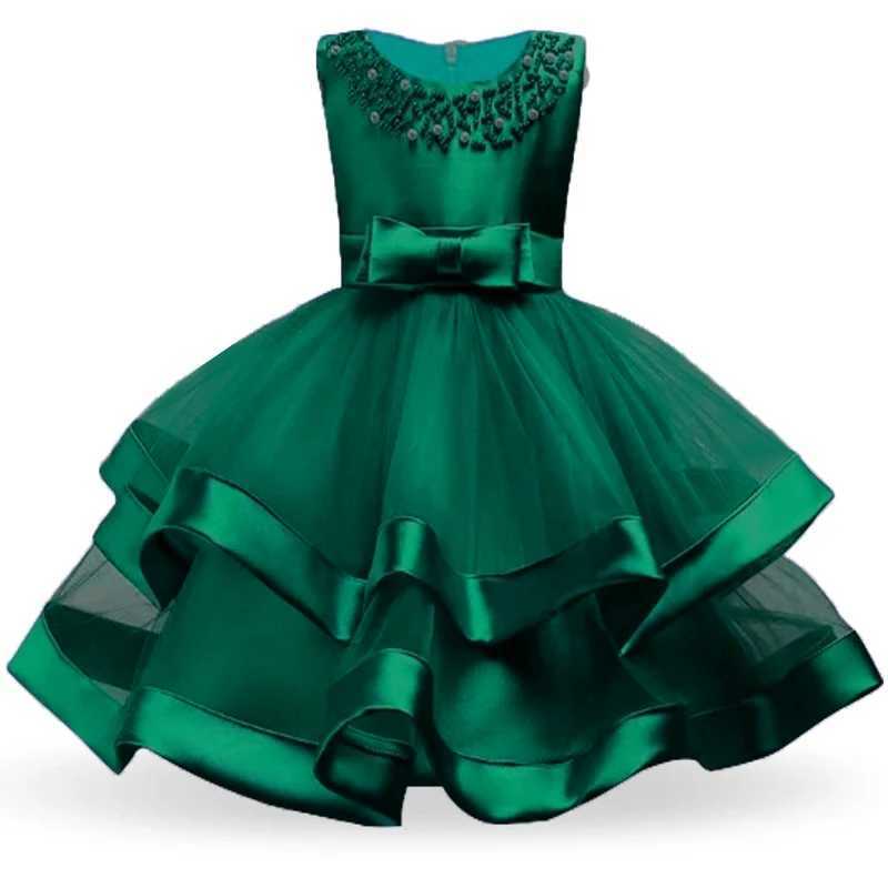 Girl's Dresses Summer Tulle Girls Party Dress Children Christmas Pink Wedding Princess Kids Dresses for Girl Elegant Birthday Dresses 8 10 Yrs Y2