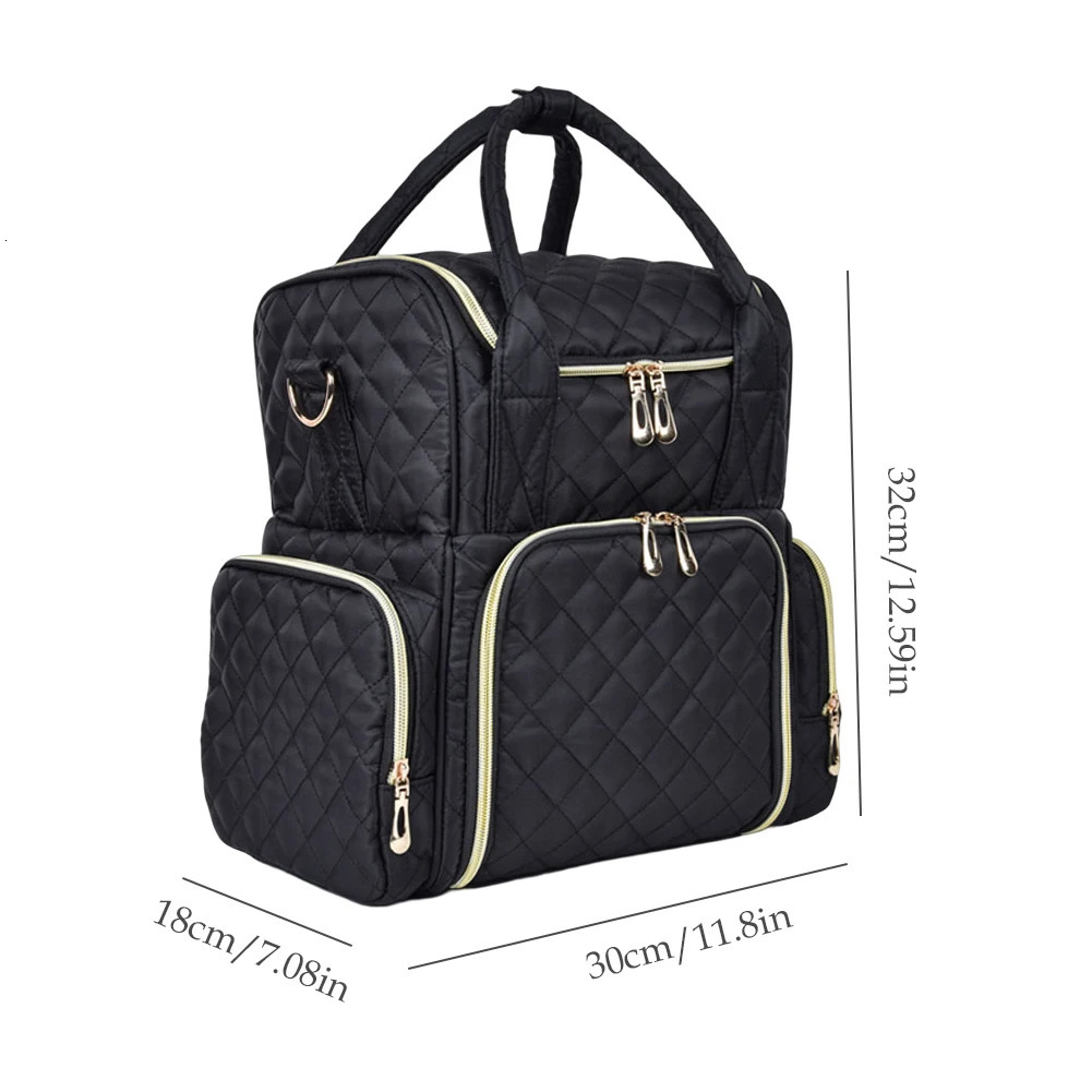 Ship from US Nail Storage Bag Removable Nailpolish Organizer with Zipper Portable HighCapacity Multifunctional Beauty Accessories 250227FBB