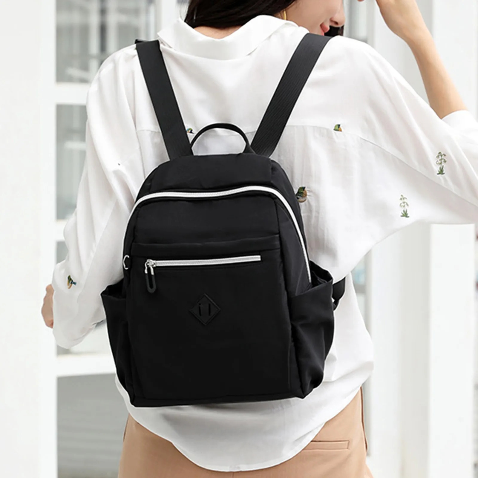 Ship from US Lug Backpack Large Capacity Womens Fashion Travel Bag with Wheels 250227FBB