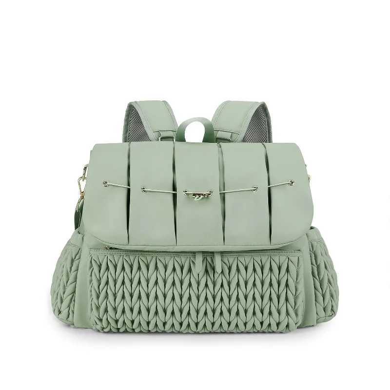 Diaper Bags Diapers large capacity diapers trolley bags waterproof mummies pregnant womens diapers travel bags baby care multifunctional handbags Y250