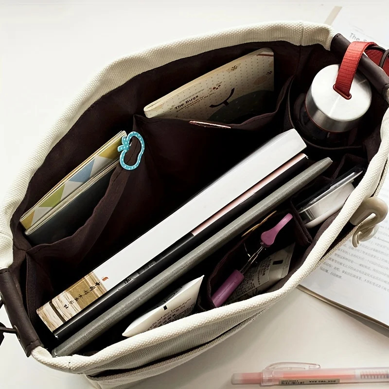 Ship from US Minimalist Casual Organizer Versatile Drawstring Insert Pouch For Tote Shoulder Bag 250227FBB