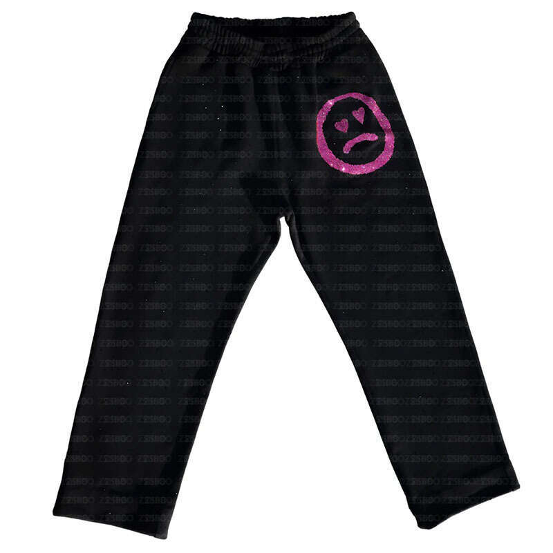 Creative High Street Couple Personalized Letter Smile Hot Diamond Top Casual Daily Fashion Autumn/Winter Hoodie