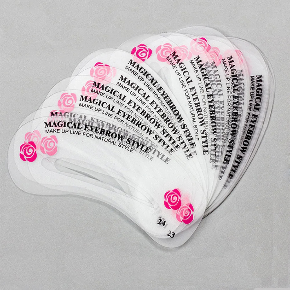 20 sets 24 Styles Eyebrow Shaping Stencils Grooming Kit Makeup Shaper Set Template Tool l For Women Beauty Model 250224