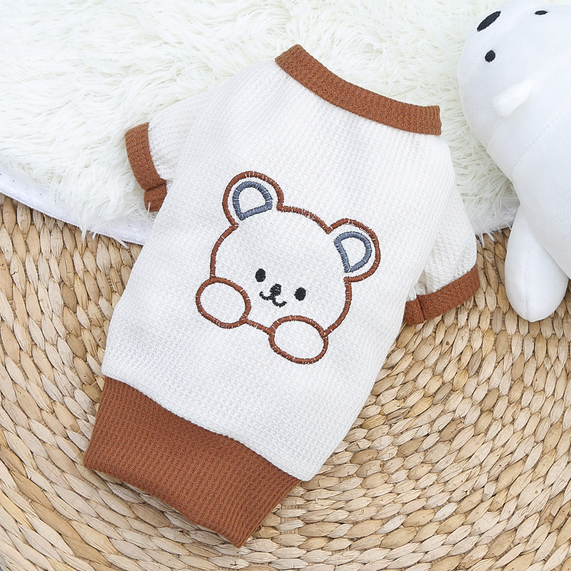 Pet Base Layers & Couple - style Outfits: Cat Dresses, T - shirts, and Dog Clothes for Medium - sized Breeds like Teddy Bears