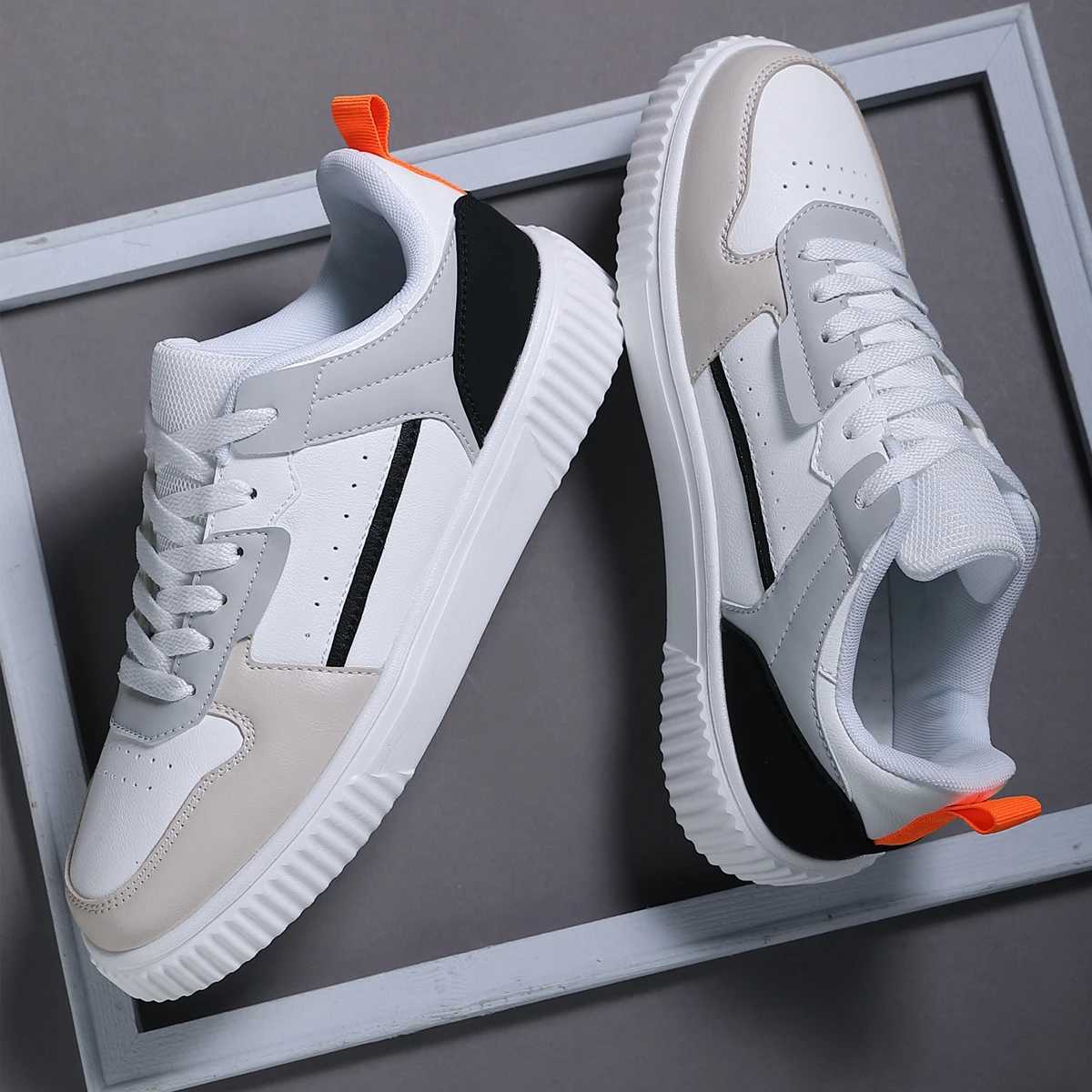Mens Shoes New Fashion Trend Versatile Breathable Mens Sports Shoes Comfortable Lightweight Casual Shoes Outdoor Walking Shoes Z250227