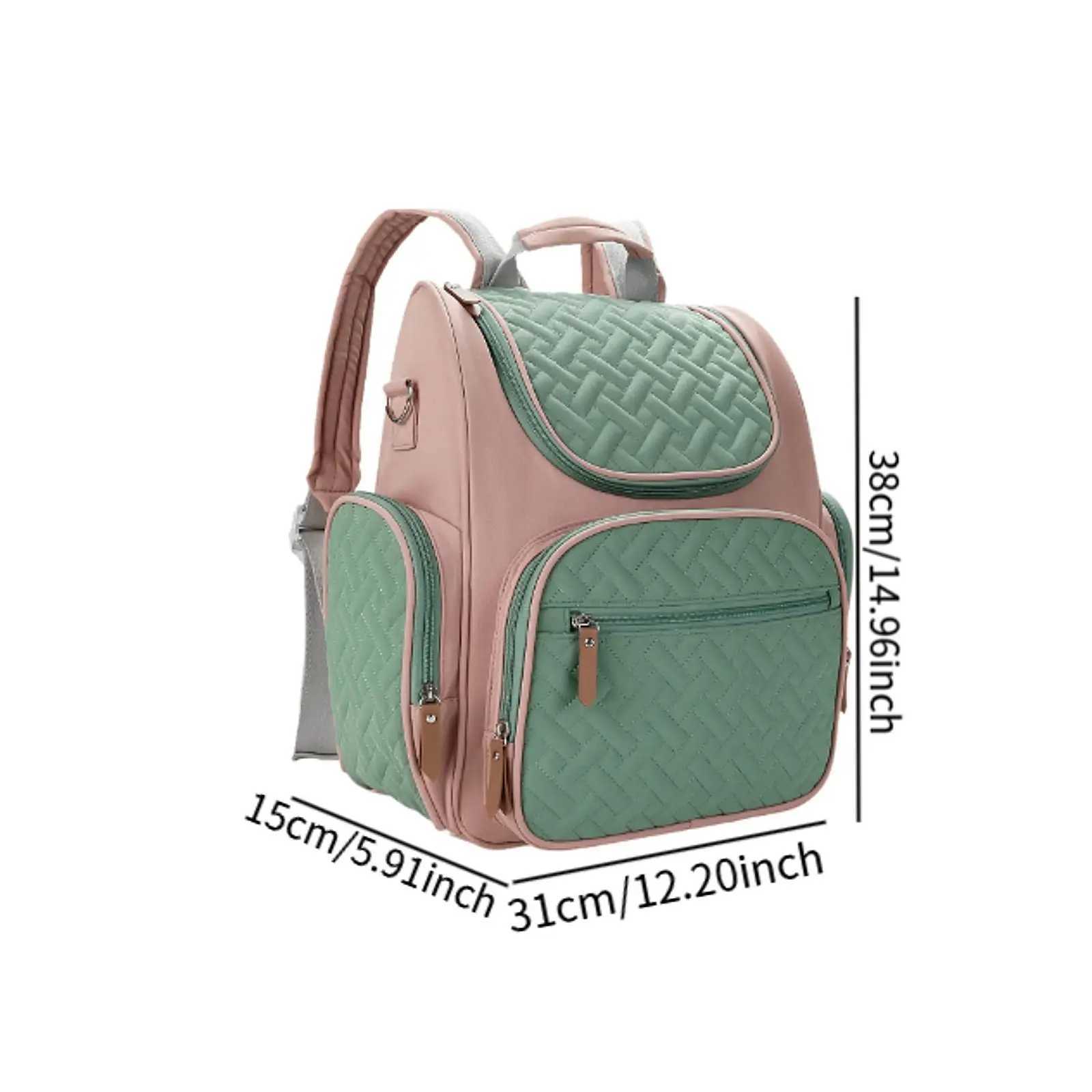 Diaper Bags Baby diaper bag waterproof change pad with baby carrier baby travel bag baby diaper change bag Y2502271DZ3